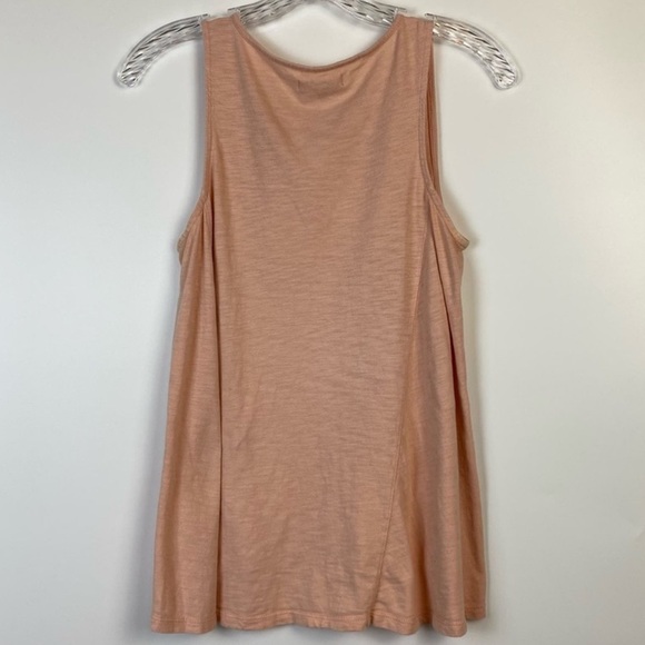 Madewell Forward-Seam Slub Tank Peachy Rose Size Small - Picture 2 of 4